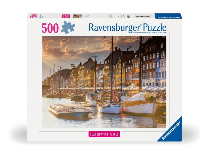 Ravensburger Puslespill Solnedgang i København 500p (12000846) i gruppen LEKER, BARN OG BABY / Leker / Barnas puslespill hos TP E-commerce Nordic AB (C86657)