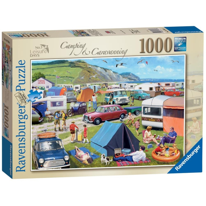 Ravensburger Puslespill 1000 - Camping og campingvogner (10216763) i gruppen LEKER, BARN OG BABY / Leker / Barnas puslespill hos TP E-commerce Nordic AB (C86658)