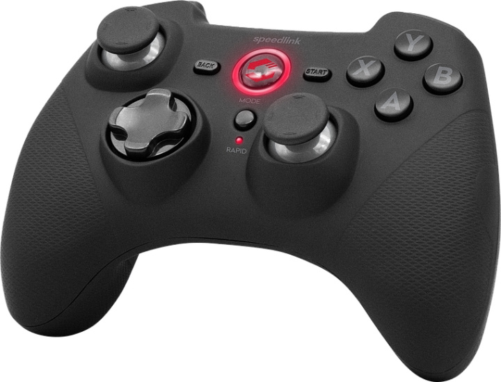 Speedlink Rait Gamepad - Trådløs - PC/PS3/Switch/OLED-gummi Svart i gruppen Elektronikk / TV-spill & tilbehør / Nintendo Switch hos TP E-commerce Nordic AB (C86672)