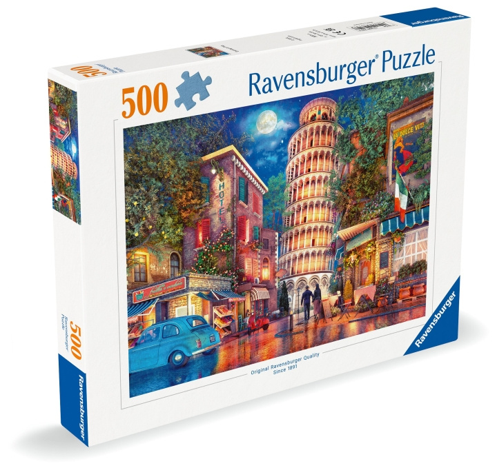 Ravensburger Puslespill Streets Of Pisa 500p (12000709) i gruppen LEKER, BARN OG BABY / Leker / Barnas puslespill hos TP E-commerce Nordic AB (C86695)