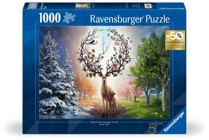 Ravensburger Puslespill Magical Deer 1000p (12001088) i gruppen LEKER, BARN OG BABY / Leker / Barnas puslespill hos TP E-commerce Nordic AB (C86700)