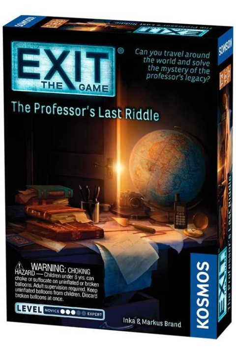 Exit: Escape Room 19: The Professor\'s Last Riddle (EN) (KOS1808) i gruppen LEKER, BARN OG BABY / Leker / Brettspill hos TP E-commerce Nordic AB (C86734)