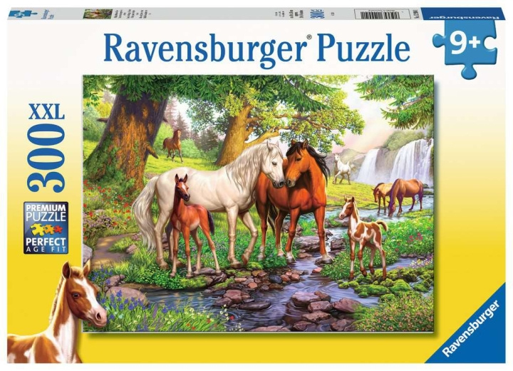 Ravensburger Hester ved bekken 300p - 12904 i gruppen LEKER, BARN OG BABY / Leker / Barnas puslespill hos TP E-commerce Nordic AB (C86771)