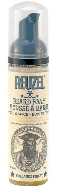 Reuzel Beard Foam Wood and Spice 70 ml i gruppen HELSE OG SKJØNNHET / Hår & styling / Skjeggpleie / Skjeggbalsam hos TP E-commerce Nordic AB (C86796)