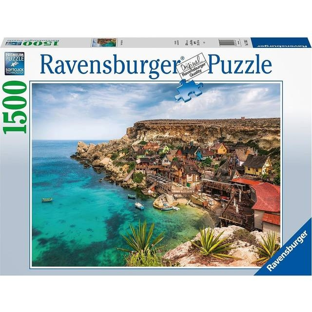 Ravensburger Popey Village, Malta 1500p - (10217436) i gruppen LEKER, BARN OG BABY / Leker / Barnas puslespill hos TP E-commerce Nordic AB (C86805)