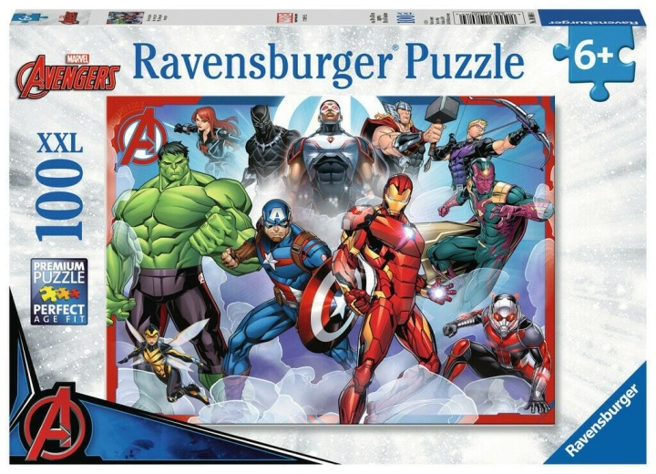 Ravensburger Marvel Avengers Assemble XXL puslespill - 100 brikker (10110808) i gruppen LEKER, BARN OG BABY / Leker / Barnas puslespill hos TP E-commerce Nordic AB (C86807)