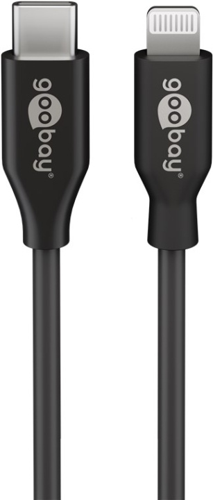 Goobay Lightning till USB-C™ laddnings- och synkroniseringskabel, 0,5 m, svart MFi-kabel för Apple iPhone/iPad i gruppen SMARTTELEFON & NETTBRETT / Ladere og Kabler / Kabler / Kabler Lightning hos TP E-commerce Nordic AB (C86832)