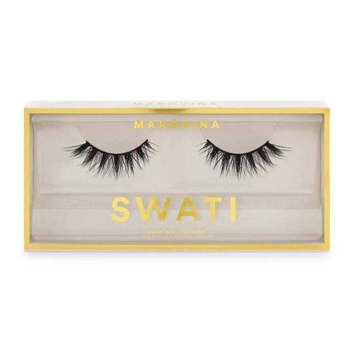 SWATI Faux Mink Lashes Marquina i gruppen HELSE OG SKJØNNHET / Makeup / Øyne og øyebryn / Løsvipper hos TP E-commerce Nordic AB (C87137)