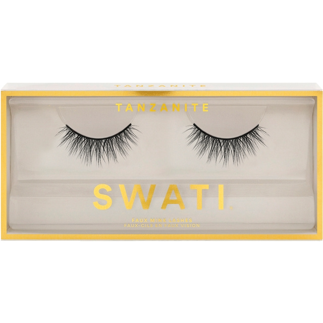 SWATI Faux Mink Lashes Tanzanite i gruppen HELSE OG SKJØNNHET / Makeup / Øyne og øyebryn / Løsvipper hos TP E-commerce Nordic AB (C87138)