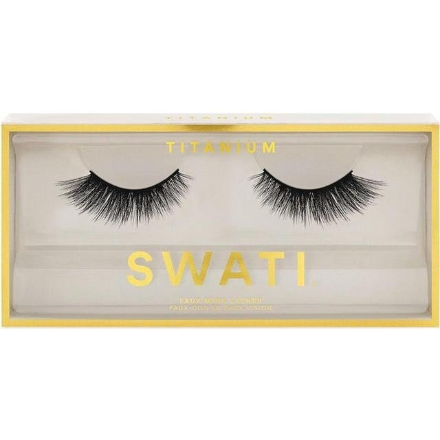 SWATI Faux Mink Lashes Titanium i gruppen HELSE OG SKJØNNHET / Makeup / Øyne og øyebryn / Løsvipper hos TP E-commerce Nordic AB (C87139)