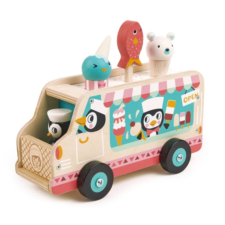 Tender Leaf Penguin\'s Gelato Van - (TL8235) i gruppen LEKER, BARN OG BABY / Leker / Lekebiler hos TP E-commerce Nordic AB (C87146)