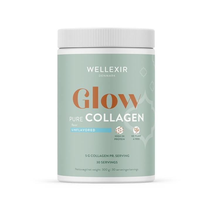 Wellexir Glow Pure Collagen 300 g i gruppen HELSE OG SKJØNNHET / Hår & styling / Hårpleie / Hårserum hos TP E-commerce Nordic AB (C87163)