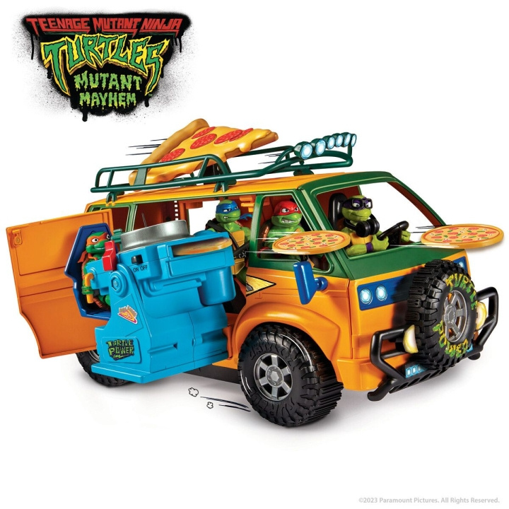 Teenage Mutant Ninja Turtles Turtles Mutant Mayhem - Pizzabil (46-83468) i gruppen LEKER, BARN OG BABY / Leker / Lekebiler hos TP E-commerce Nordic AB (C87186)