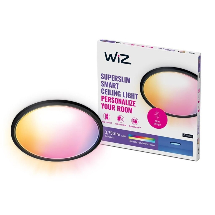 WiZ SuperSlim WiZ Ceiling 32W B 22-65K RGB i gruppen HJEM, HUS OG HAGE / Smarthus / Smart belysning hos TP E-commerce Nordic AB (C87200)