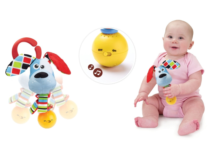 Yookidoo Shake Me Rangle Hund - (YO40134) i gruppen LEKER, BARN OG BABY / Babyleker (0-3 år) / Aktivitetsleker hos TP E-commerce Nordic AB (C87202)