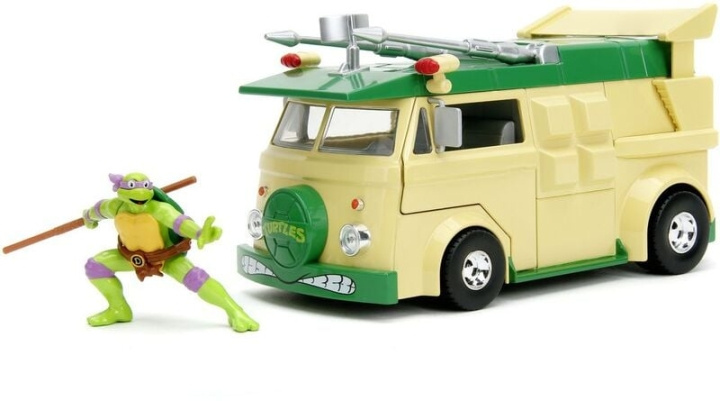 Teenage Mutant Ninja Turtles Jada - Ninja Turtles - Turtles Part Wagon 1:24 (253285003) i gruppen LEKER, BARN OG BABY / Leker / Lekebiler hos TP E-commerce Nordic AB (C87203)