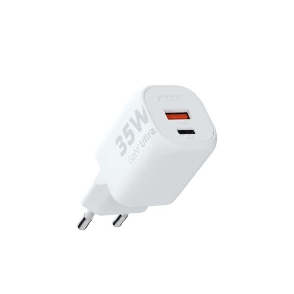 Xtorm 35 W GaN2 Ultra hjemmelader USB-C PD/USB-A hvit i gruppen SMARTTELEFON & NETTBRETT / Ladere og Kabler / Vegglader / Vegglader USB hos TP E-commerce Nordic AB (C87238)