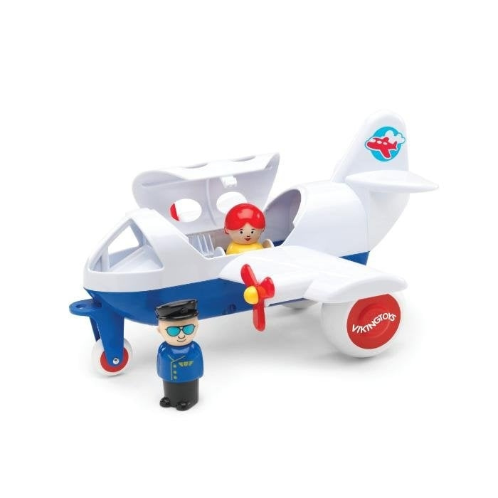 Viking Toys Jumbo-fly m/2 pers (130011) i gruppen LEKER, BARN OG BABY / Leker / Lekebiler hos TP E-commerce Nordic AB (C87333)