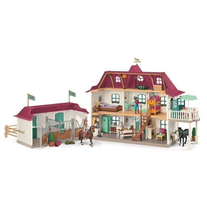 Schleich Horse Club - Lakeside Country House and Stable (42551) i gruppen LEKER, BARN OG BABY / Leker / Lekesett hos TP E-commerce Nordic AB (C87499)