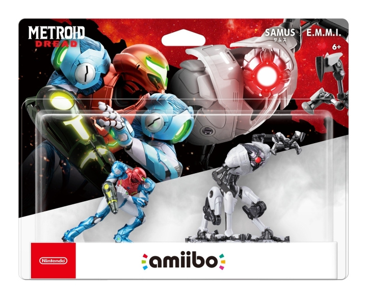 Nintendo Amiibo Samus og E.M.M.I. 2-pakningssett i gruppen Elektronikk / TV-spill & tilbehør / Nintendo Switch / Tilbehør hos TP E-commerce Nordic AB (C87504)