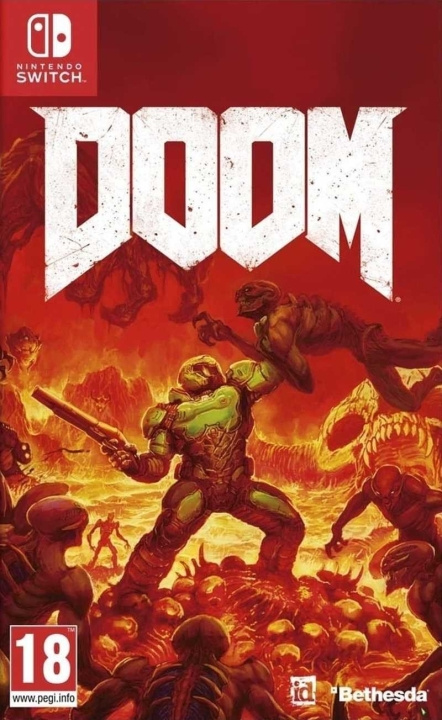 Bethesda DOOM (code in a box) i gruppen Elektronikk / TV-spill & tilbehør / Nintendo Switch / Spel hos TP E-commerce Nordic AB (C87543)