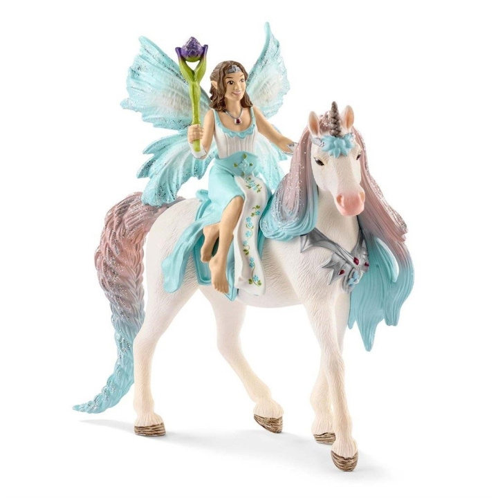 Schleich Bayala - Fairy Eyela med prinsesse enhjørning (70569) i gruppen LEKER, BARN OG BABY / Leker / Figurer, miniatyrer og tilbehør hos TP E-commerce Nordic AB (C87579)