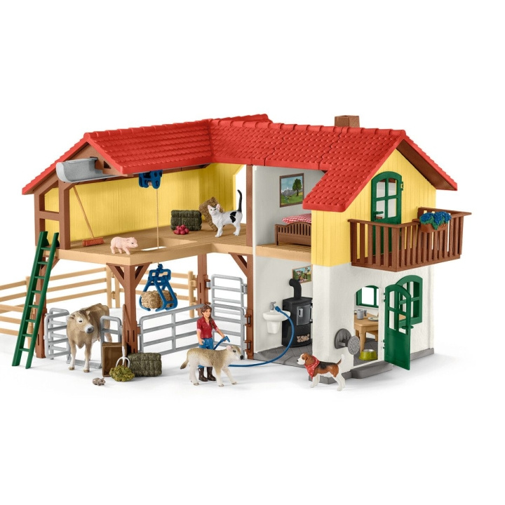 Schleich Farm World - Stort gårdshus (42407) i gruppen LEKER, BARN OG BABY / Leker / Lekesett hos TP E-commerce Nordic AB (C87615)