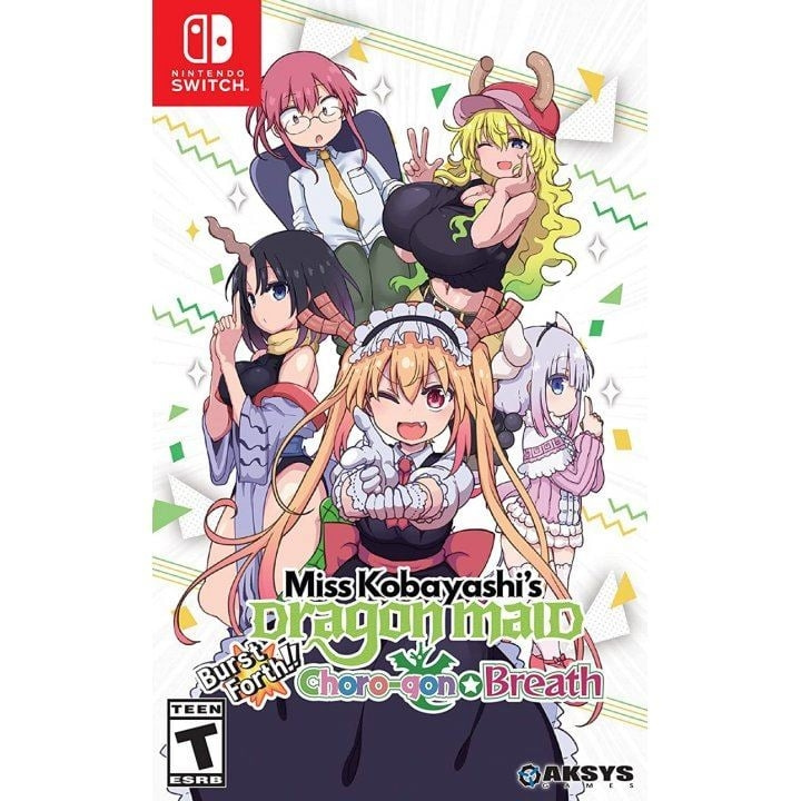 Aksys Miss Kobayashi\'s Dragon Maid: Sakuretsu!! Chorogon Breath i gruppen Elektronikk / TV-spill & tilbehør / Nintendo Switch / Spel hos TP E-commerce Nordic AB (C87654)