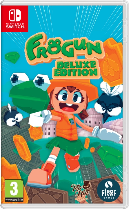 Clear River Games Frogun - Deluxe-utgave i gruppen Elektronikk / TV-spill & tilbehør / Nintendo Switch / Spel hos TP E-commerce Nordic AB (C87726)