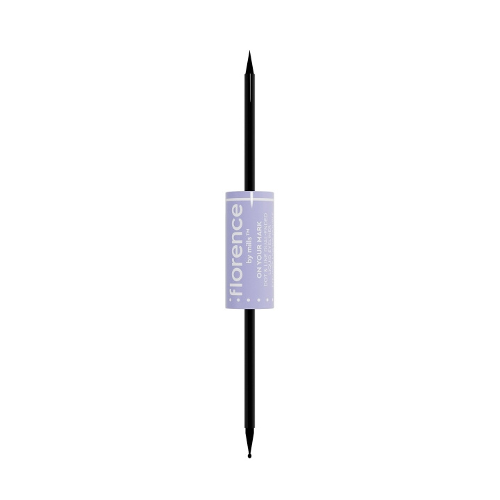 Florence by Mills OYM Dual-Ended Liquid Eyeliner 7 ml Svart i gruppen HELSE OG SKJØNNHET / Makeup / Øyne og øyebryn / Eyeliner/Kajal hos TP E-commerce Nordic AB (C87757)