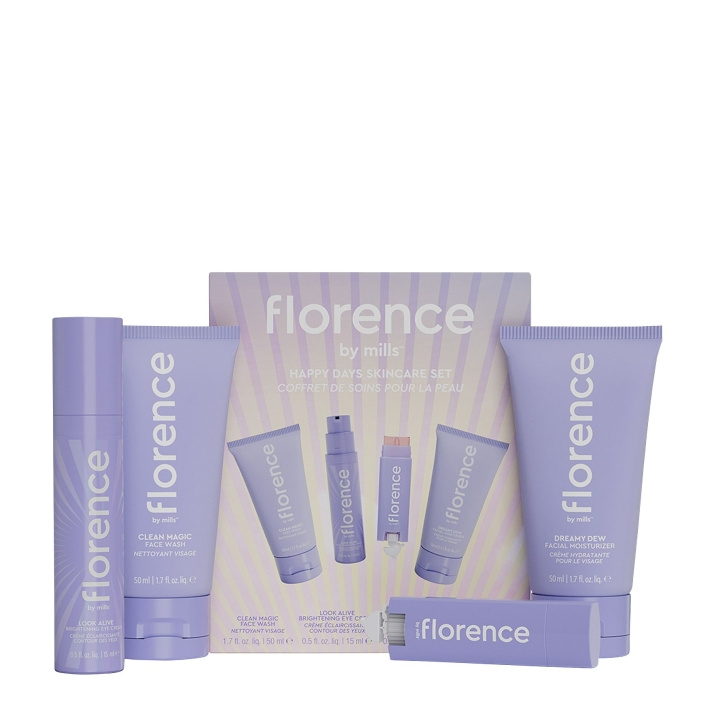 Florence by Mills Happy Days Skincare Giftset i gruppen HELSE OG SKJØNNHET / Gavesett / Gavesett for henne hos TP E-commerce Nordic AB (C87874)