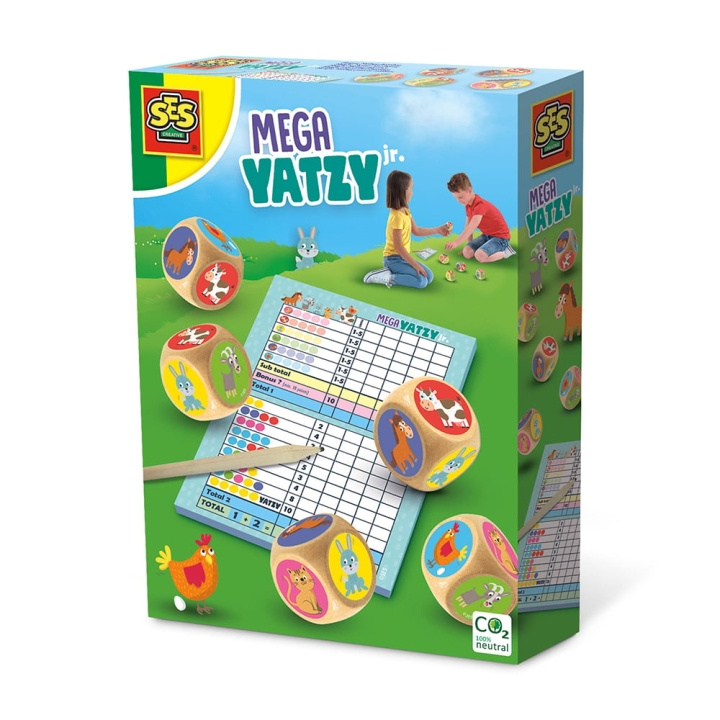 SES Creative Spill - Yatzy - Mega Junior - (S02294) i gruppen LEKER, BARN OG BABY / Leker / Brettspill / Utespill hos TP E-commerce Nordic AB (C87927)