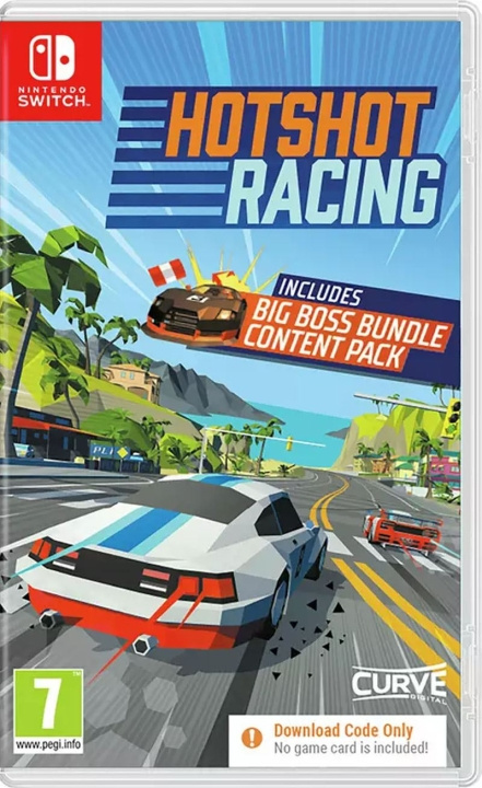 Curve Digital Hotshot Racing (Code in Box) i gruppen Elektronikk / TV-spill & tilbehør / Nintendo Switch / Spel hos TP E-commerce Nordic AB (C87954)