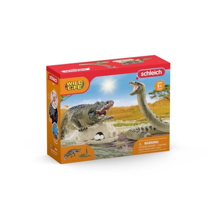 Schleich Wild Life - Fare i sumpen (42559) i gruppen LEKER, BARN OG BABY / Leker / Lekesett hos TP E-commerce Nordic AB (C87960)