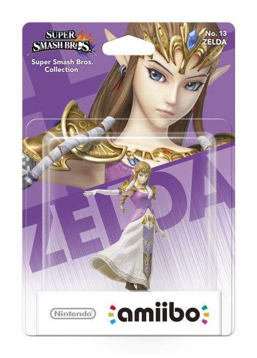 Nintendo Amiibo Figurine Zelda (Super Smash Bros.) i gruppen Elektronikk / TV-spill & tilbehør / Nintendo Switch / Tilbehør hos TP E-commerce Nordic AB (C87977)