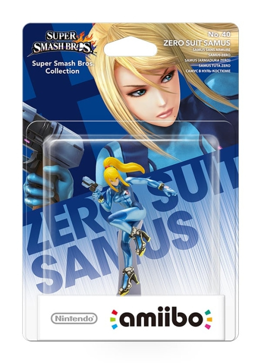 Nintendo Amiibo-figur Zero Suit Samus i gruppen Elektronikk / TV-spill & tilbehør / Nintendo Switch / Tilbehør hos TP E-commerce Nordic AB (C88002)