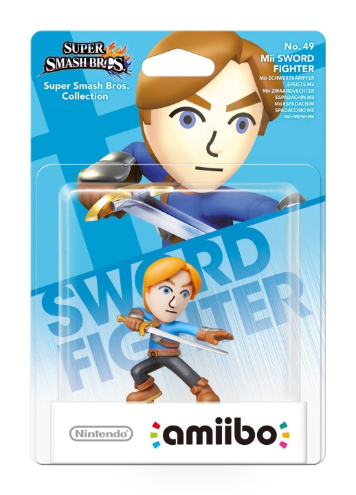 Nintendo Amiibo-figur Mii Sword Fighter i gruppen Elektronikk / TV-spill & tilbehør / Nintendo Switch / Tilbehør hos TP E-commerce Nordic AB (C88009)