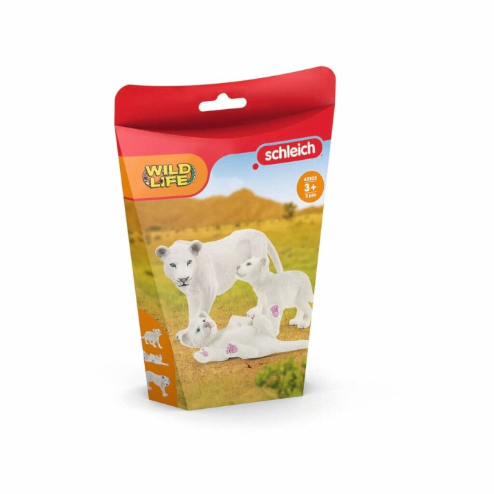 Schleich Wild Life - Løvemor med løveunger (42505) i gruppen LEKER, BARN OG BABY / Leker / Figurer, miniatyrer og tilbehør hos TP E-commerce Nordic AB (C88049)