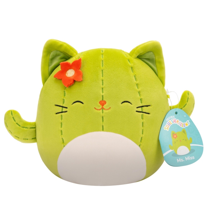 Squishmallows 19 cm P20 Plysj - Frøken Kaktuskatt (206091) i gruppen LEKER, BARN OG BABY / Babyleker (0-3 år) / Kosedyr hos TP E-commerce Nordic AB (C88062)