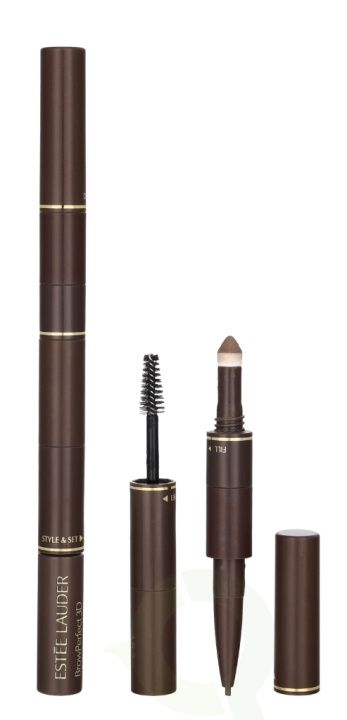 Estee Lauder E.Lauder MicroPrecise Brow Pencil 2.07 ml #08 Brunette - Pencil 0.07g/Powder 0.25g/Gel 1.75ml i gruppen HELSE OG SKJØNNHET / Makeup / Øyne og øyebryn / Øyenbrynspenn hos TP E-commerce Nordic AB (C88130)