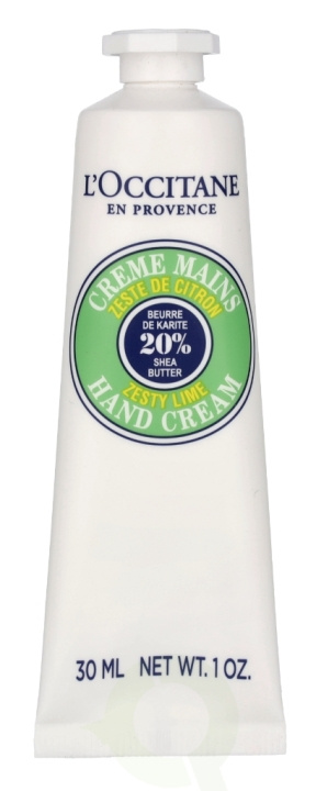 L\'Occitane Shea Butter Zesty Lime Hand Cream 30 ml i gruppen HELSE OG SKJØNNHET / Manikyr/pedikyr / Håndkrem hos TP E-commerce Nordic AB (C88139)