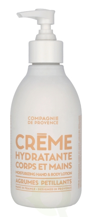 Compagnie De Provence Hand & Body Lotion 300 ml Sparkling Citrus i gruppen HELSE OG SKJØNNHET / Hudpleie / Kroppspleie / Body lotion hos TP E-commerce Nordic AB (C88179)