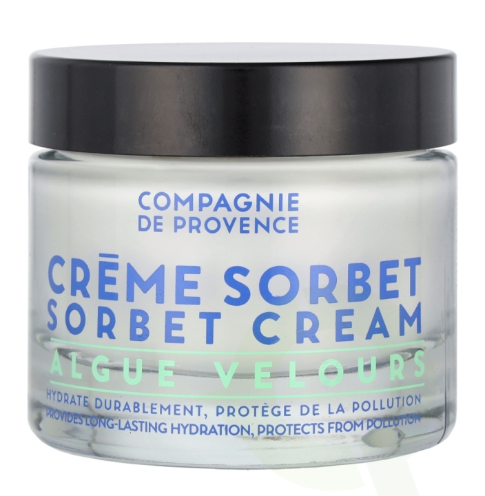 Compagnie De Provence Sorbet Cream 50 ml Velvet Seaweed i gruppen HELSE OG SKJØNNHET / Hudpleie / Ansikt / Ansiktskrem hos TP E-commerce Nordic AB (C88189)