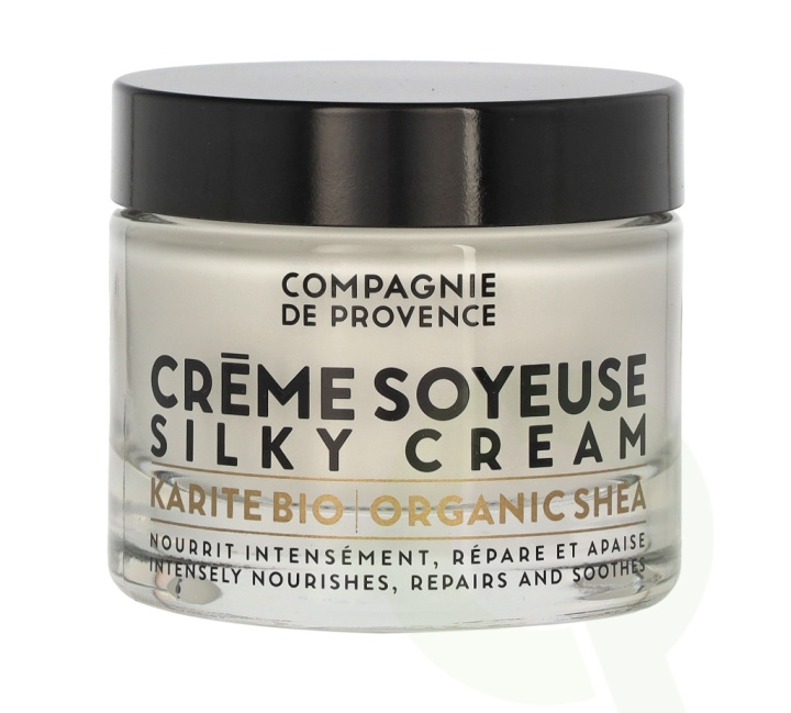 Compagnie De Provence Silky Cream 50 ml Organic Shea i gruppen HELSE OG SKJØNNHET / Hudpleie / Kroppspleie / Body lotion hos TP E-commerce Nordic AB (C88192)