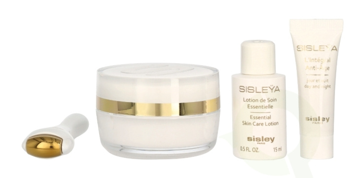 Sisley Sisleya L\'Integral Anti-Age Eye & Lip Con. Cr. Set 34 ml Discovery Program - Eye and Lip Contour Cream 15ml/Skin Care Lotion 15ml/Anti-Age 4ml/Massage Tool i gruppen HELSE OG SKJØNNHET / Hudpleie / Ansikt / Øyne hos TP E-commerce Nordic AB (C88202)