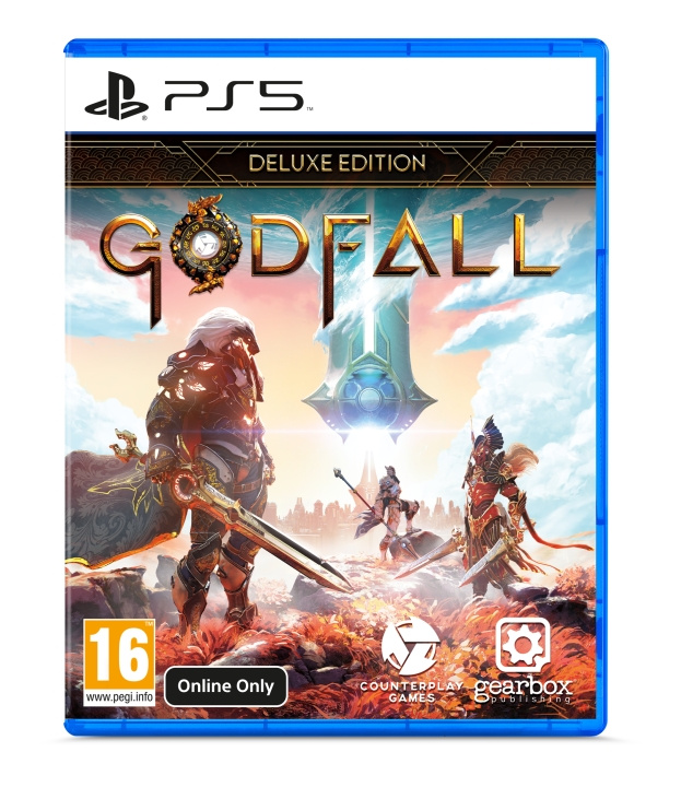 Godfall (Deluxe-utgave) i gruppen Elektronikk / TV-spill & tilbehør / Sony PlayStation 5 / Spill hos TP E-commerce Nordic AB (C88380)