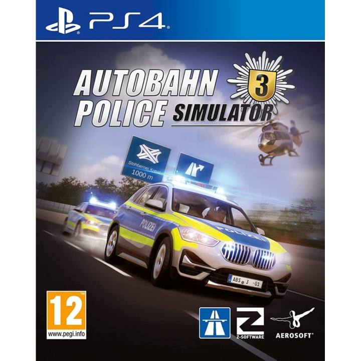 Aerosoft Autobahn Police Simulator 3 i gruppen Elektronikk / TV-spill & tilbehør / Sony PlayStation 4 / Spill hos TP E-commerce Nordic AB (C88482)