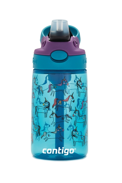 Contigo Easy Clean vannflaske for barn 420 ml - Unicorns i gruppen LEKER, BARN OG BABY / Spise & drikke / Tåteflasker & tilbehør hos TP E-commerce Nordic AB (C88855)