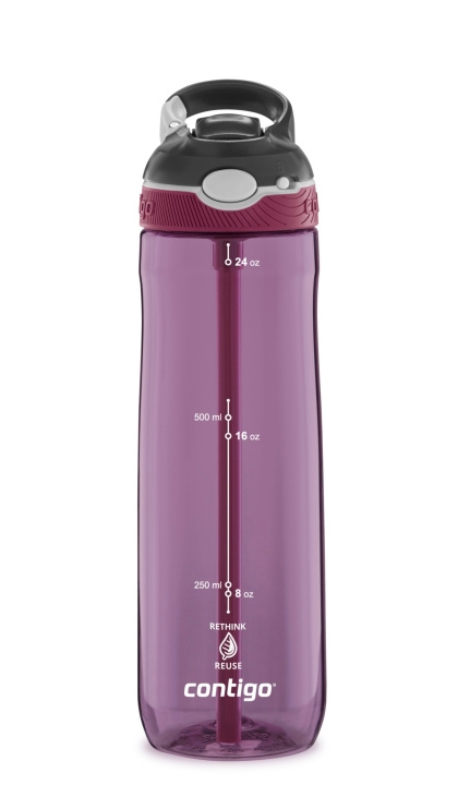 Contigo Ashland Tritan ReNew vannflaske 720 ml - Pasjonsfrukt i gruppen SPORT, FRITID & HOBBY / Friluftsliv / Termoser og flasker hos TP E-commerce Nordic AB (C88859)