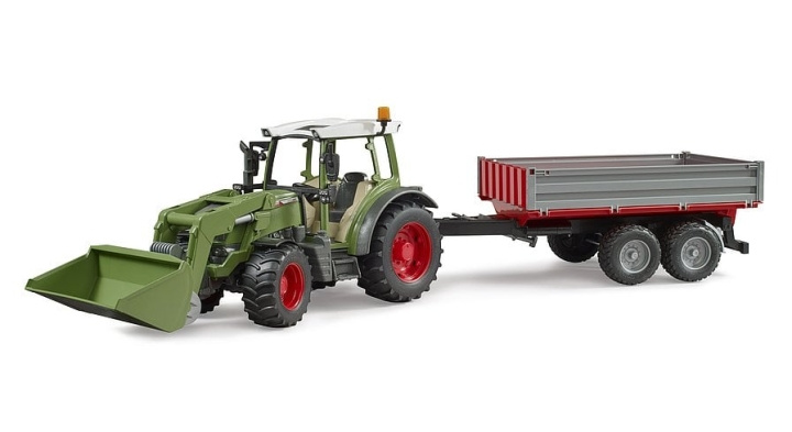 Bruder Fendt Vario 211 med frontlaster og tipptilhenger (02182) i gruppen LEKER, BARN OG BABY / Leker / Lekebiler hos TP E-commerce Nordic AB (C89007)